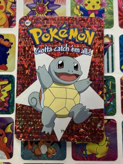 Pokemon Squirtle Vintage Pocket Monsters Vending HOLO Prism Sticker 00 Nintendo - Image 2