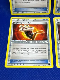 Pokemon Tcg Fighting Fury Belt Trainer 99/122 BREAKpoint Non Holo x4 - Image 4