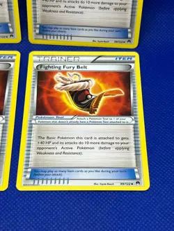 Pokemon Tcg Fighting Fury Belt Trainer 99/122 BREAKpoint Non Holo x4 - Image 5