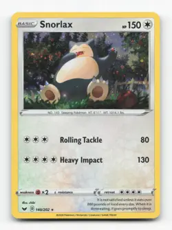 Pokemon TCG - Snorlax - 140/202 (Cosmos Holo) 140/202 NM Holo Blister Exclusives - Image 1