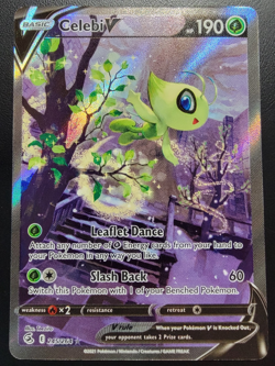 Celebi V (Alternate Full Art) 245/264 Swsh08: Fusion Strike Holo Pokemon Tcg Nm - Image 1