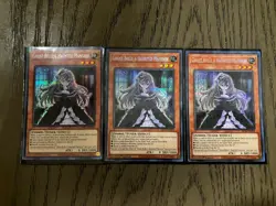 3X GHOST BELLE & HAUNTED MANSION 3X PRISMATIC SECRET RARE MP22-EN258 YUGIOH!! - Image 2