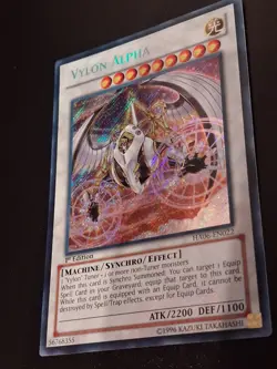 Yu-Gi-Oh Vylon Alpha 1st Edition HA06 Secret Rare VLP - Image 2
