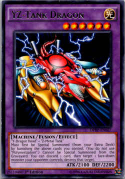 - 1st ed - YZ-Tank Dragon rare DPRP-EN027 - Yugioh LP - - Image 1