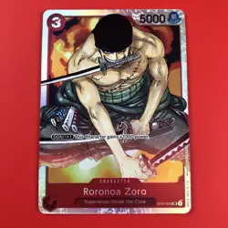 One Piece CCG | (Roronoa Zoro | ST01-013) | SR Super Rare English Card TCG - Image 1