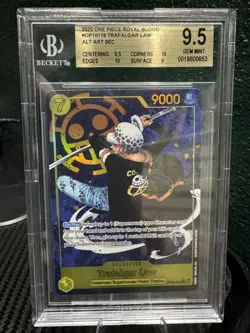 One Piece TCG OP10-119 Trafalgar Law Sec Rare Alt Art English BGS 9.5 Gem Mint - Image 1