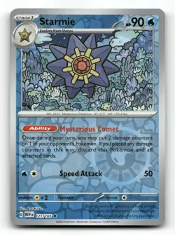 Starmie 121/165 - 151 Reverse Holo - Pokemon Card NM/M - Image 1