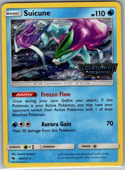 Suicune - 59/214 (Legendary Pokemon Stamped) 059/214 - Pokemon Card - NM - Image 1