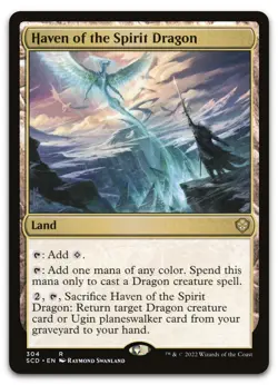 Haven of the Spirit Dragon #304 (NM) Starter Commander SCD Magic MTG - Image 1