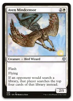 Aven Mindcensor #688 (LP) Baldur's Gate CLB Magic MTG - Image 1