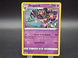 2021 Pokemon TCG: Fusion Strike- Dragapult (#130/264) Rare Cosmos Swirls - Image 1