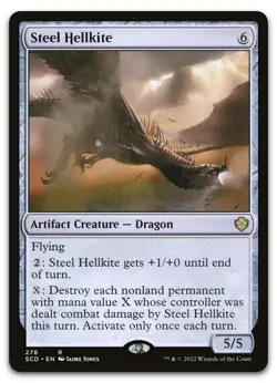 Steel Hellkite #278 (NM) Starter Commander SCD Magic MTG - Image 1