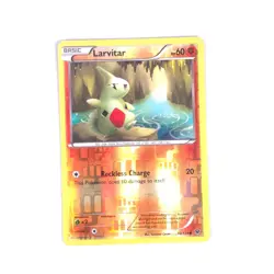 Larvitar 40/124 Pokemon XY - Fates Collide Common Reverse Holo NM - Image 1