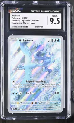 Articuno *CGC 9.5* Illustration Rare *Journey Together* #161 * Pokemon - Image 1
