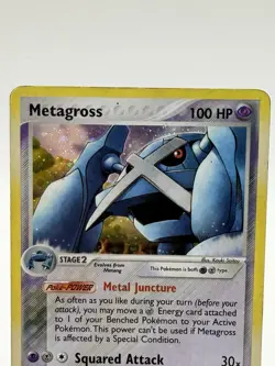 Pokemon TCG EX Hidden Legends Metagross 11/101 Holo English 2004 Card - Image 2