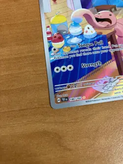 Pokemon Lickitung Temporal Forces Illustration Rare Full Art 180 NM Fast Ship - Image 2