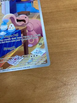 Pokemon Lickitung Temporal Forces Illustration Rare Full Art 180 NM Fast Ship - Image 3