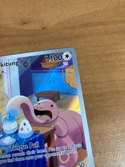 Pokemon Lickitung Temporal Forces Illustration Rare Full Art 180 NM Fast Ship - Image 4