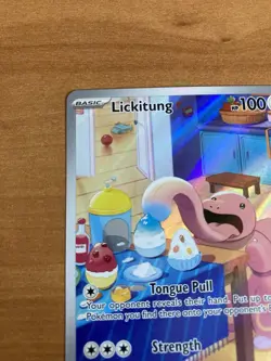 Pokemon Lickitung Temporal Forces Illustration Rare Full Art 180 NM Fast Ship - Image 5