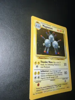 Pokemon TCG Magneton – Base Set 9/102 – Holo Rare – MP - Image 2