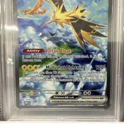 Pokemon TCG Scarlet & Violet 151 Zapdos EX SIR 202/165 PSA 9 MINT - Image 3