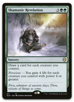 Shamanic Revelation #211 (NM) Starter Commander SCD Magic MTG - Image 1