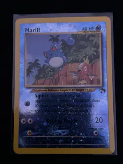 2001 Pokemon Southern Islands Marill 11/18 Reverse Holo - NM/LP - Image 3