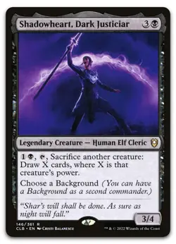 Shadowheart, Dark Justiciar #146 (LP) Baldur's Gate CLB Magic MTG - Image 1