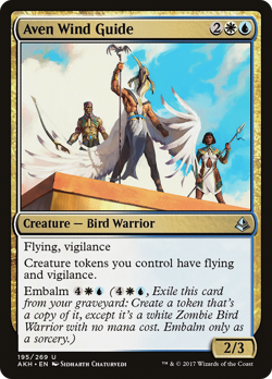 Aven Wind Guide #195 (MP) Amonkhet AKH Magic MTG - Image 1