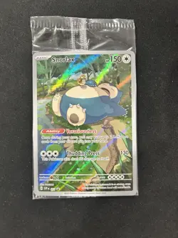 Sealed Snorlax SVP 051 Illustration Pokemon TCG Scarlet & Violet: 151 Promo NM - Image 1