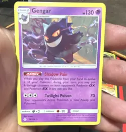 Pokemon Gengar 70/214 SM Unbroken Bonds Stage 2 130 HP Rare Regular English - Image 1