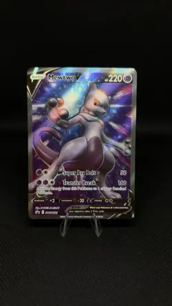 Pokemon Card - Mewtwo V Sword & Shield Promo SWSH229 Holo Promo - Image 1