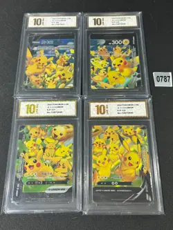 Pikachu V-union Promo 109/S-P - 112/S-P Combination Set - Pokemon Grade 10 - Image 1