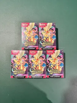 Pokemon Ascended Heroes Mega Evolution Booster Bundle Lot Of (5) - Image 1