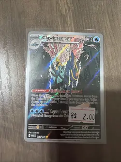Pokemon TCG Clawitzer Me01 Mega Evolution IR 141/132 - NM - Image 1