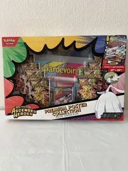Pokemon TCG Ascended Heroes Premium Poster Collection Box Gardevoir NEW SEALED! - Image 1