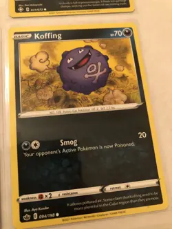 Lot of 9 Koffing and Weezing Pokemon Cards - Image 2