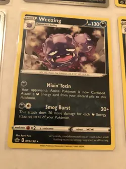 Lot of 9 Koffing and Weezing Pokemon Cards - Image 4