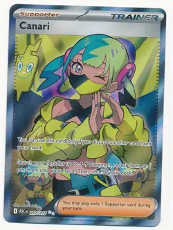 2026 POKEMON ASCENDED HEROES ULTRA RARE CANARI #257/217 FULL ART MINT A - Image 1
