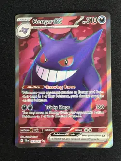 Pokemon TCG Gengar EX 193/162 SV05: Temporal Forces Ultra Rare Holo - Image 1