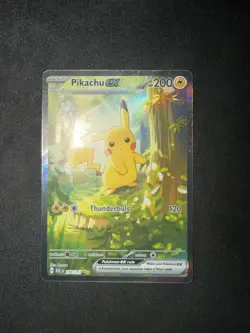 Pokemon Pikachu EX Rare Holo 276/217 Electric 200 HP Card ASC Set - Image 1