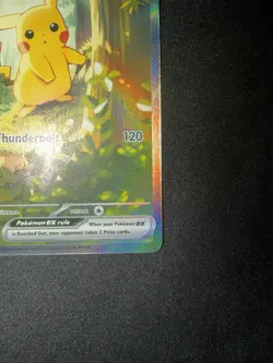 Pokemon Pikachu EX Rare Holo 276/217 Electric 200 HP Card ASC Set - Image 2