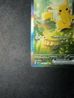 Pokemon Pikachu EX Rare Holo 276/217 Electric 200 HP Card ASC Set - Image 3