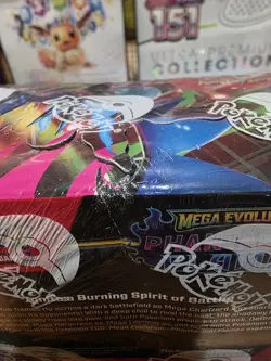 Pokemon Phantasmal Flames Booster Box New Sealed Damaged #2 - Image 4