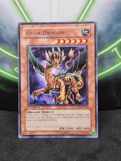 Yugioh Tiger Dragon CSOC-EN036 Rare 1st Edition LP - Image 1
