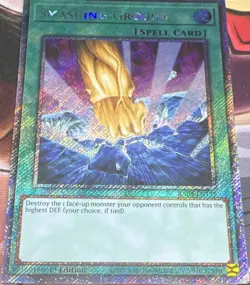 Yu-Gi-Oh Smashing Ground RA03-EN135 1st Ed Platinum secret rare - Image 1