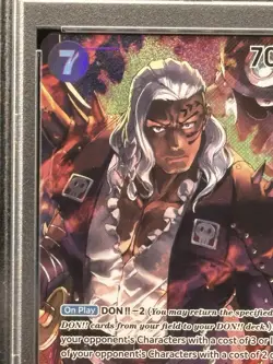 ONE PIECE ROMANCE DAWN KING 2022 ENG #OP01-096 ALT ART SUPER RARE PSA 10 - Image 3