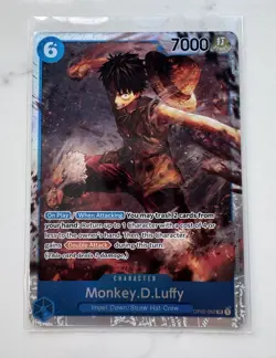 Bandai One Piece TCG Monkey D. Luffy OP02-062 Paramount War Foil SR Alt Art - Image 1