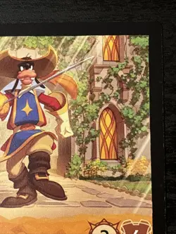 Disney Lorcana Goofy Musketeer 2023 Gamescom Promo 12/P1 Nm - Image 3