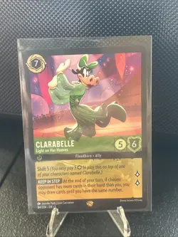Clarabelle Light On Her Hooves 84/204 Legendary Lorcana Shimmering Skies - Image 1